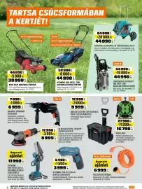 OBI akciós újság Oldal 8: Daewoo ütvefúró €6.999,00, Hyundai akkus csavarozó €3.999,00