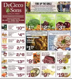 DeCicco & Sons weekly ad week 29 Page 1