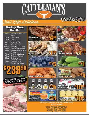 Cattleman's weekly ad (valid until 20-07)