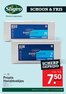 Sligro | Schoon & Fris (geldig t/m 10-08)