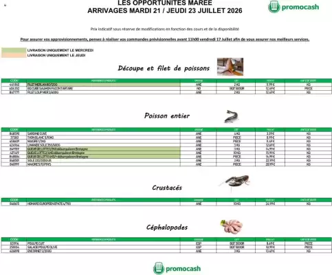 Promocash (valable jusqu'au 23-07)
