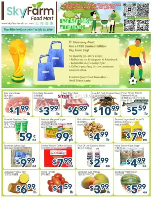 SkyFarm Food Mart (valid until 23-07)