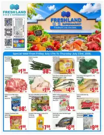 FreshLand Supermarket flyer week 29 Page 1