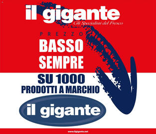 Volantino Il Gigante | Prezzo Basso Sempre Pagina 8