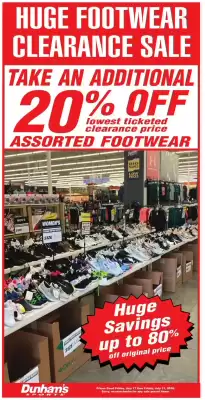 Dunham's Sports (valid until 31-07)
