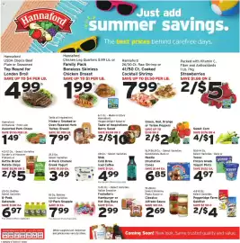 Hannaford flyer week 30 Page 1
