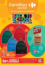 Volantino Carrefour Market | Back to school Pagina 1