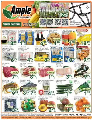 Ample Food Market flyer (valid until 23-07)