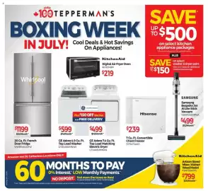 Tepperman's flyer Page 1