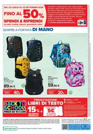 Volantino Carrefour Iper | Back to school Pagina 32: Zaino Borealis The North Face €89,90