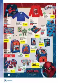 Volantino Carrefour Iper | Back to school Pagina 2: Linea tavola Spider-man €2,99