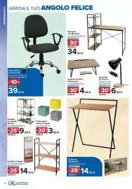 Volantino Carrefour Iper | Back to school Pagina 22: Sedia Ufficio con Braccioli €39,90, Tavolino da letto Pieghevole €4,89