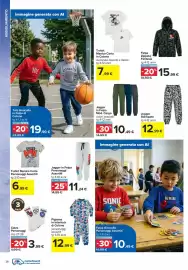 Volantino Carrefour Iper | Back to school Pagina 28: Jogger in Felpa Mod. Cargo €10,49, Pigiama personaggi assortiti €12,99