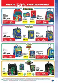 Volantino Carrefour Iper | Back to school Pagina 5: Trolley Minecraft €49,90, Zaino Estensibile Super Mario €34,90