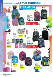 Volantino Carrefour Iper | Back to school Pagina 8: Astuccio 3 Zip Mitama €24,90, Zaino Mitama M-Power €39,90