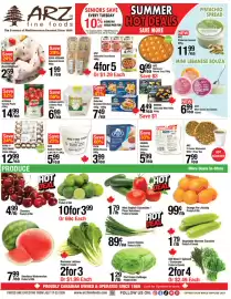 Arz Fine Foods flyer week 29 Page 1