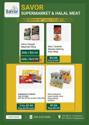 Savor Supermarket flyer (valid until 23-07)