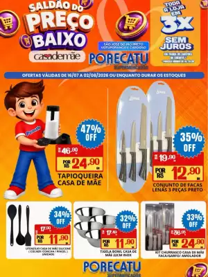 Catálogo Supermercado Porecatu (válido até 2-08)