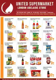United Supermarket flyer week 29 Page 1
