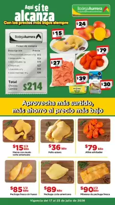 Folleto Bodega Aurrerá (válido hasta 23-07)