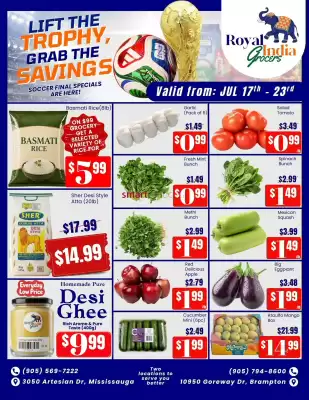 Royal India Grocers (valid until 23-07)