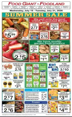 Foodland weekly ad (valid until 21-07)