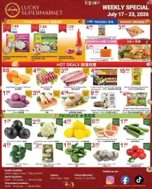 Lucky Supermarket flyer week 29 Page 1