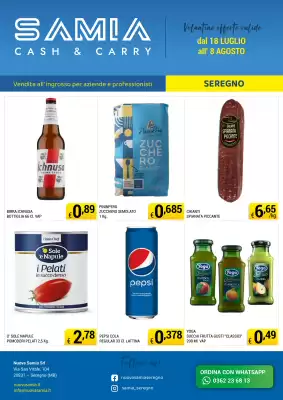 Samia Cash and Carry (valido fino al 8-08)