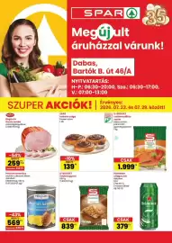 Spar akciós újság hét 30 Oldal 1