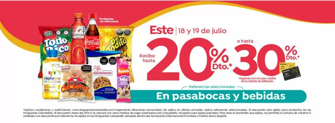 Droguerías Colsubsidio (válido hasta 19-07)