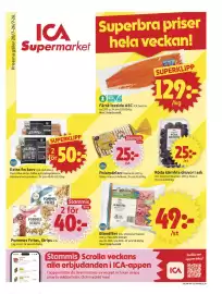 ICA Supermarket reklamblad vecka 30 Sida 1
