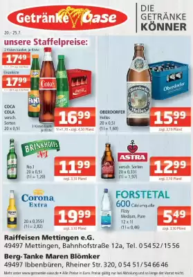 Getränke Oase (gültig bis 25-07)