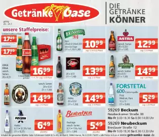 Getränke Oase Prospekt Seite 1
