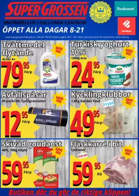 Supergrossen reklamblad (giltig till och med 27-07)