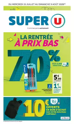 Super U (valable jusqu'au 9-08)