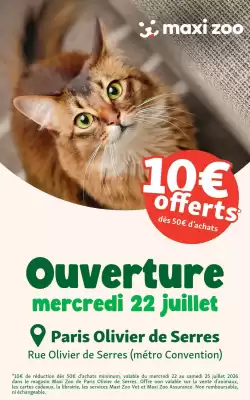 Catalogue Maxi Zoo (valable jusqu'au 25-07)