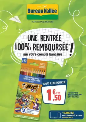 Bureau Vallée (valable jusqu'au 25-07)