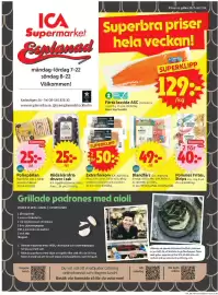 ICA Supermarket reklamblad vecka 30 Sida 1