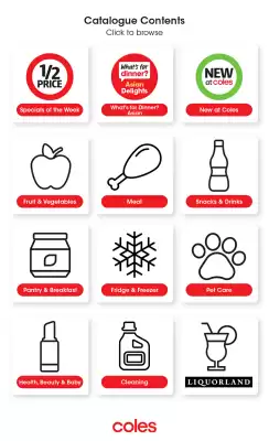 Coles catalogue (valid until 28-07)