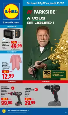 Catalogue Lidl (valable jusqu'au 23-07)