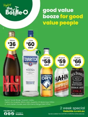 The Bottle O (valid until 2-08)