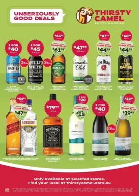 Thirsty Camel (valid until 2-08)