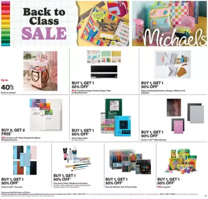 Michaels weekly ad