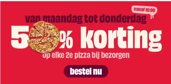Domino’s Pizza folder Pagina 1