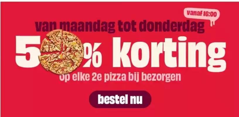 Domino’s Pizza (geldig t/m 20-08)