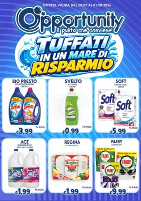 Opportunity Shop (valido fino al 1-08)