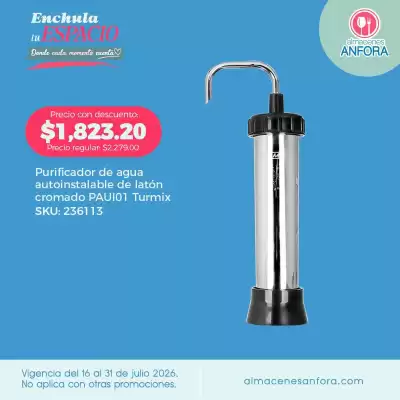 Almacenes Anfora (válido hasta 31-07)