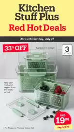 Kitchen Stuff Plus flyer week 30 Page 1