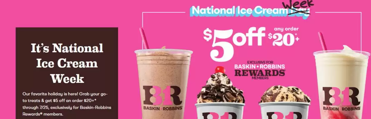 Baskin Robbins (válido hasta 27-07)