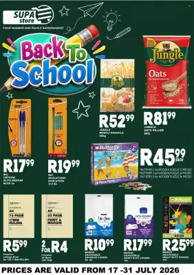 Supa Store catalogue (valid until 31-07)